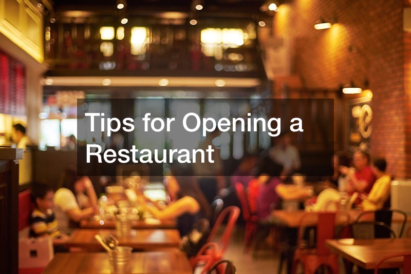 Tips for Opening a Restaurant