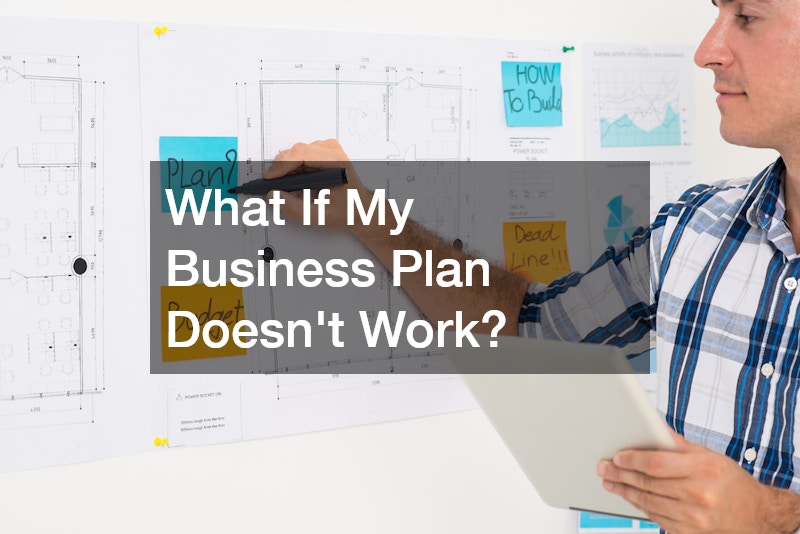 man talking about the business plan on the board